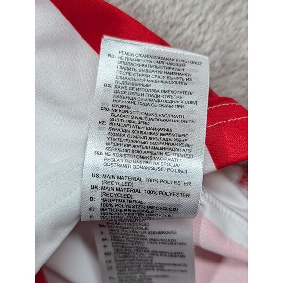 EPL 2019-20 Sunderland AFC Adidas Home Kit Jersey Size Small Climalite White/Red - Picture 4 of 7